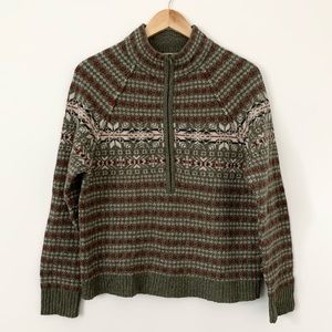 100% Wool Pullover Sweater Size Medium